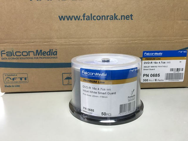 Falcon スマートガード(耐水、光沢) DVD-R 16X [PN0685]