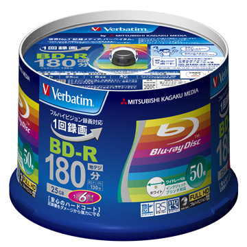三菱化学(Verbatim) VBR130RP50V4