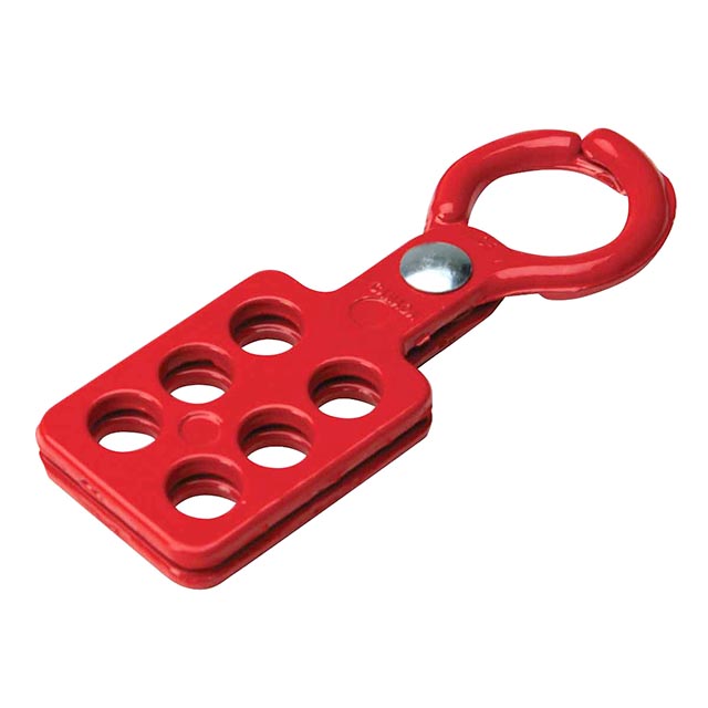 アルミニウム　ロックアウトハスプ　連結部径25.4ｍｍ　(1個入り)