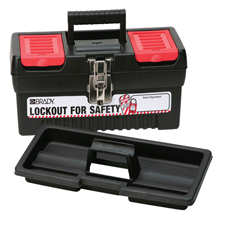 スモールロックアウトツールボックス　H180.4mm x W355.6mm x D139.7mm