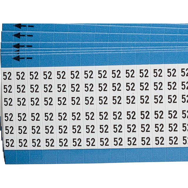 ワイヤーマーカーカード「53」WM-53-PK　900ラベル／箱