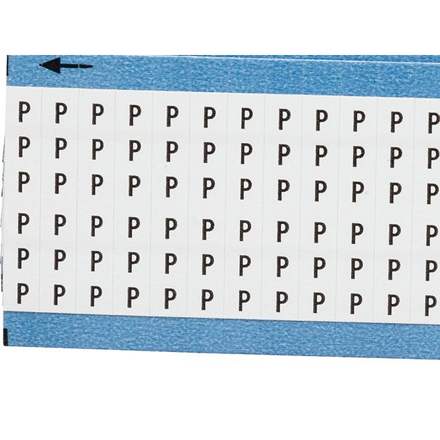 ワイヤーマーカーカード「P」WM-P-PK　900ラベル／箱