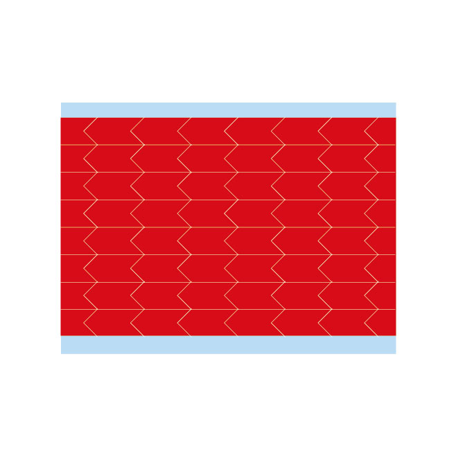 故障指示ラベル DIA-375-RD(25CDS/BX) 149403　赤 9.53x4.75mm