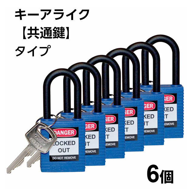 セイフティーパドロックナイロン6個