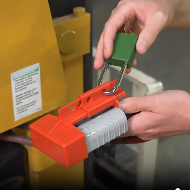 BatteryBlock Forklift Power Connector Lockout_app
