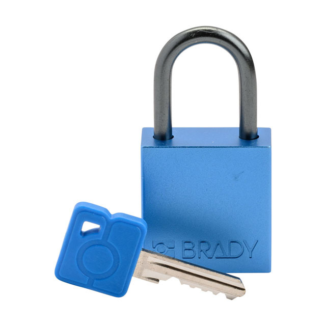 Velocityコンパクトアルミニウムパドロック シャックル高25ｍｍ青