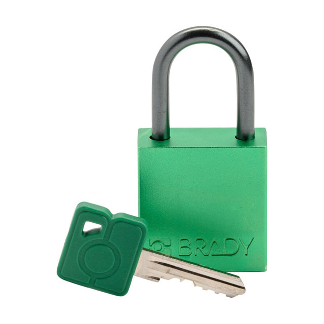 Velocityコンパクトアルミニウムパドロック シャックル高25ｍｍ緑