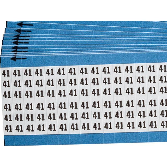 ワイヤーマーカーカード「41」WM-41-PK　900ラベル／箱