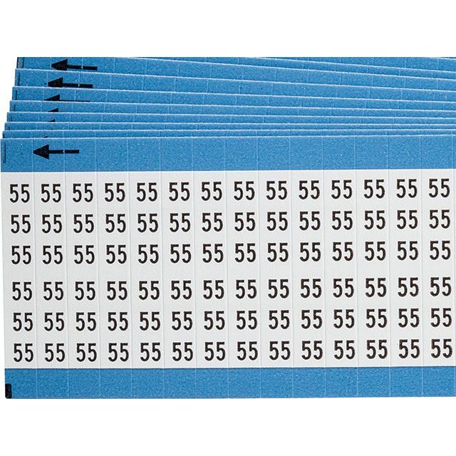ワイヤーマーカーカード「55」WM-55-PK　900ラベル／箱