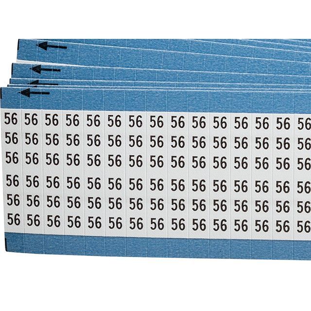 ワイヤーマーカーカード「56」WM-56-PK　900ラベル／箱