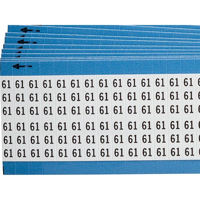 ワイヤーマーカーカード「60」WM-60-PK　900ラベル／箱