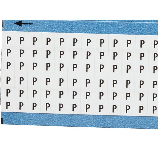 ワイヤーマーカーカード「P」WM-P-PK　900ラベル／箱