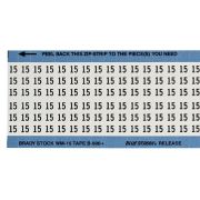ワイヤーマーカーカード「15」WM-15-PK　900ラベル／箱