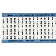ワイヤーマーカーカード「9」WM-9-PK　900ラベル／箱