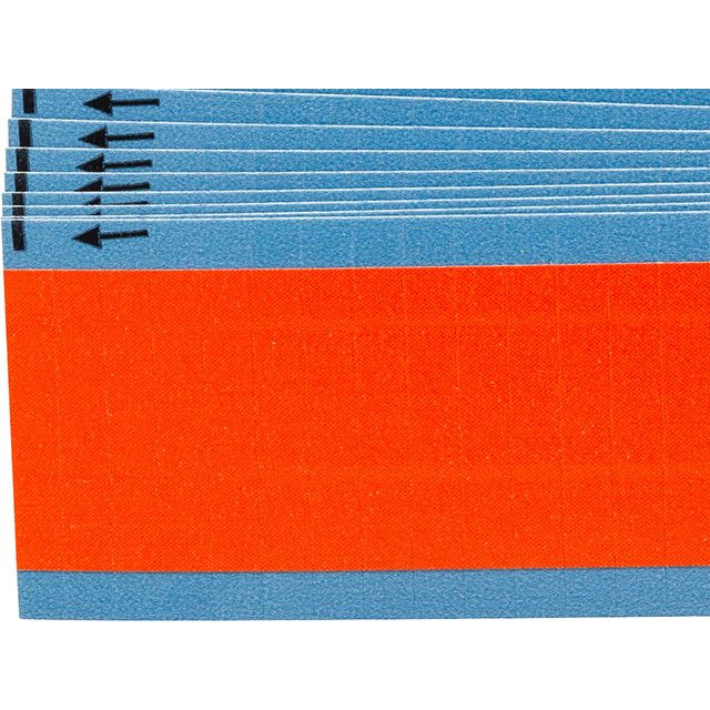 ワイヤーマーカーカード オレンジ無地　WM-COL-OR-PK  900ラベル／箱