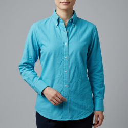 [国産生地] オックスフォード-ミントグリーン #10413_写真5