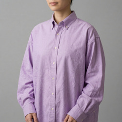 [国産生地] オックスフォード-パープル #10416_写真5