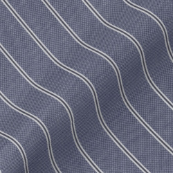 [アルビニ] ピンオックスストライプ-ネイビー #16999_写真1