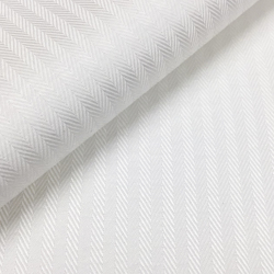 [スーピマ] 120番双糸 シャドーヘリンボン-ホワイト #2156_写真5