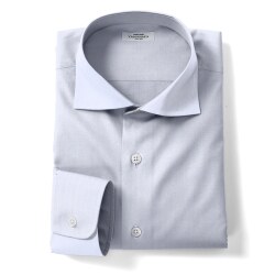 [スーピマ] 120番双糸 シャドーヘリンボン-サックス #2157_写真3