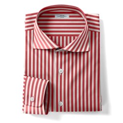 [テスタ Testa] 太ロンドンストライプ-レッド #23103_写真3