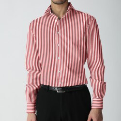 [テスタ Testa] 太ロンドンストライプ-レッド #23103_写真4