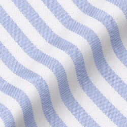 [国産生地] 100番双糸飛子ストライプ-エンジ #3021_写真1