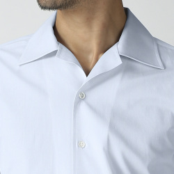 [海島綿] ツイル-サックス（うすいブルー） #3802_写真5