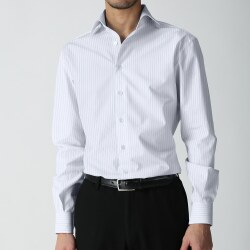 [DJA] 200番双糸ツイルストライプ-ブルー #39533_写真4