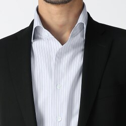 [DJA] 200番双糸ツイルストライプ-ブルー #39533_写真2