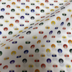 [レジウノ] ビリヤード柄プリント #5065_写真1