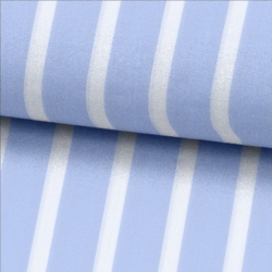 [トーマスシルバー] ボールドストライプ-サックス（うすいブルー）ベース×ホワイト #5267_写真1