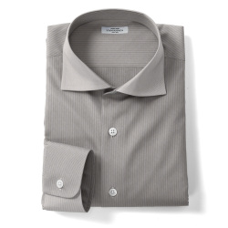 [カンクリーニ canclini]  ピンストライプ-ブラウン #5842_写真3