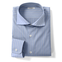 [アルビニ] オルタネイトストライプ-ブルー×ネイビー #6372_写真3