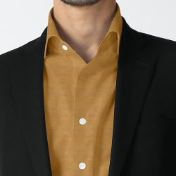 [カンクリーニ canclini]  リネン麻100％-カーキ 品番70571_写真2