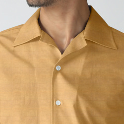 [カンクリーニ canclini]  リネン麻100％-カーキ 品番70571_写真5