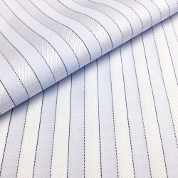 [カンクリーニ canclini] ヘリンボンストライプ-サックス #7473_写真5