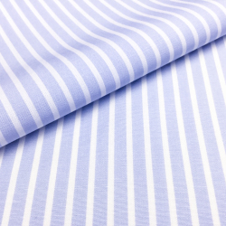 [カンクリーニ canclini] チョークストライプ-サックス #7484_写真5