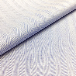 [カンクリーニ canclini] ヘリンボン-ブルー #7504_写真5