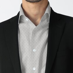 [カンクリーニ canclini] ドット菱ドビー-ホワイト #7513_写真2