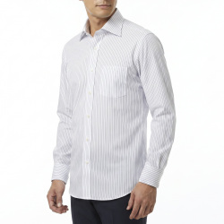 [トーマス シルバー] ツイルストライプ-サックス #772_写真4