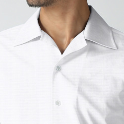 [ゲッツナー Getner]  綿麻ドビー-ホワイト #7765_写真5