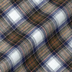 [ソメロス Somelos]タータンチェック-ブラウン×ネイビー #7790_写真1