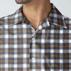 [ソメロス Somelos]タータンチェック-ブラウン×ネイビー #7790_写真5