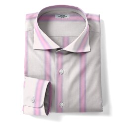 [カンクリーニ canclini] マルチストライプ-ピンク×ネイビー #7868_写真3