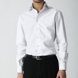 [カンクリーニ canclini] ドビーストライプ-サックス #7869_写真4