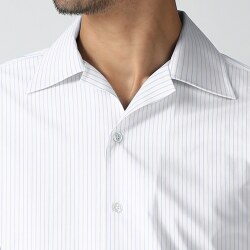 [カンクリーニ canclini] ドビーストライプ-サックス #7869_写真5