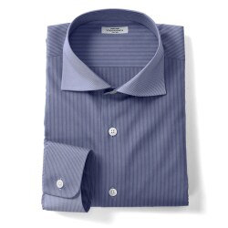 [カンクリーニ canclini] ペンシルストライプ-濃ブルー #7870_写真3