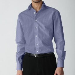 [カンクリーニ canclini] ペンシルストライプ-濃ブルー #7870_写真4