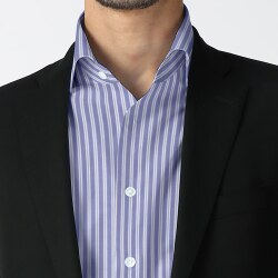 [アルビニ] マルチストライプ-ブルー #7886_写真2